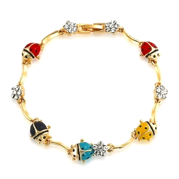 Bling Jewelry Ladybug Bracelet. - Picture 1 of 6